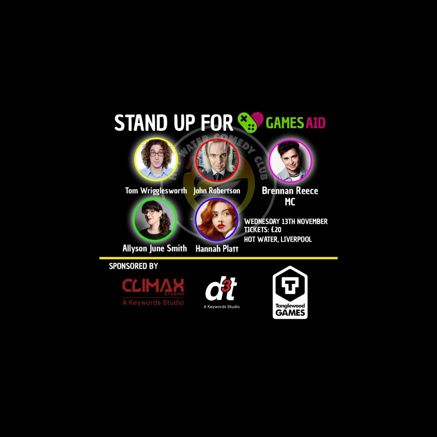 StandUp for GamesAid Liverpool Games Aid